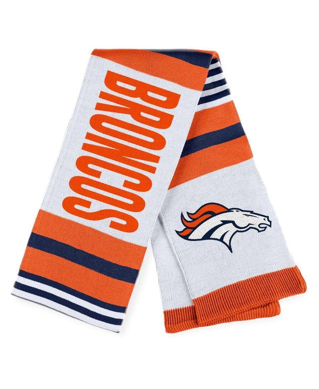 Womens WEAR by Erin Andrews Denver Broncos Jacquard Striped Scarf Product Image