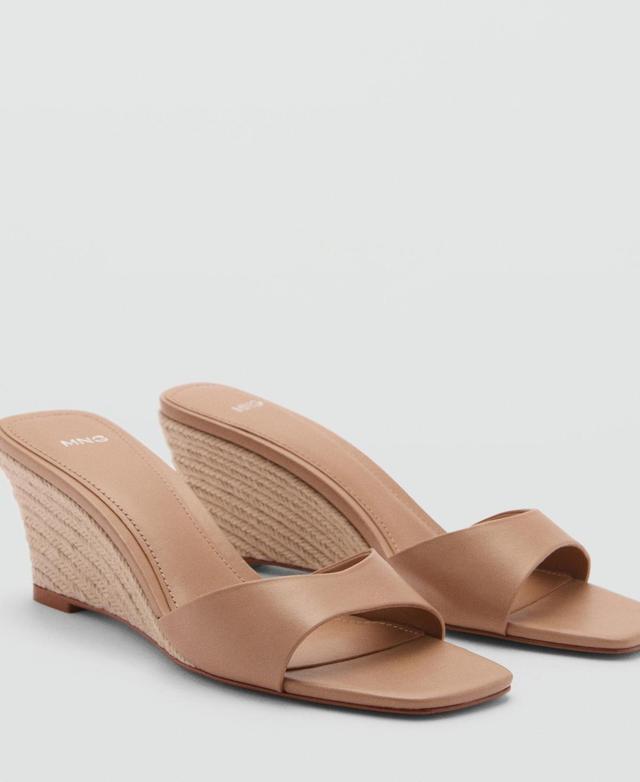 Mango Womens Wedge-Heel Sandals Product Image