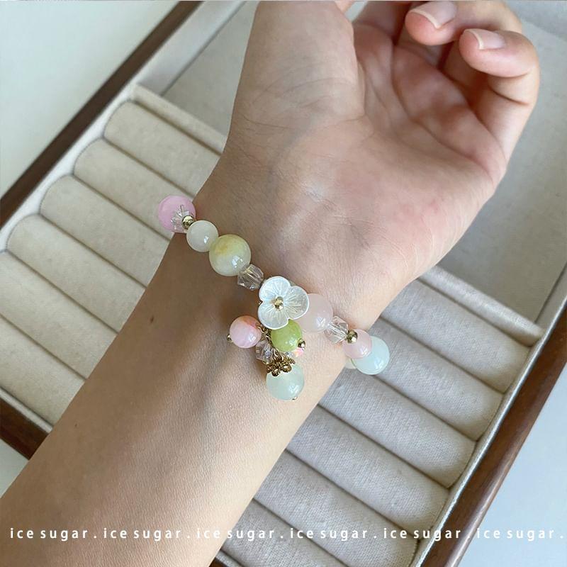 Flower Beaded Bracelet Product Image