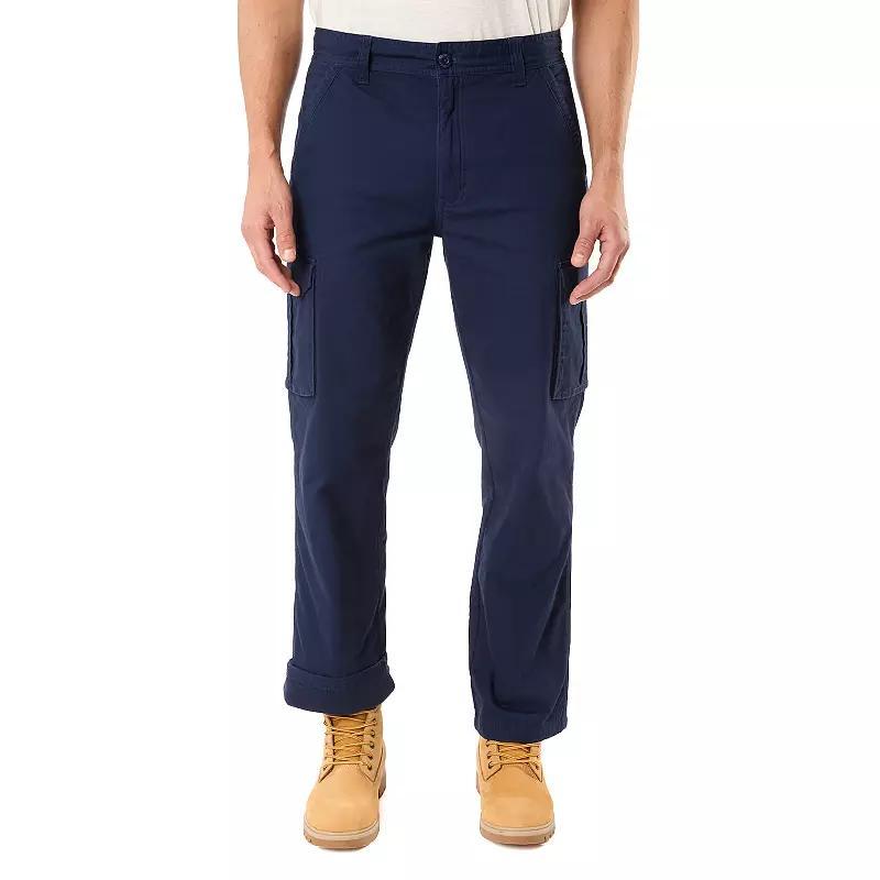 Mens Smiths Workwear Stretch Fleece-Lined Canvas Cargo Pant Product Image