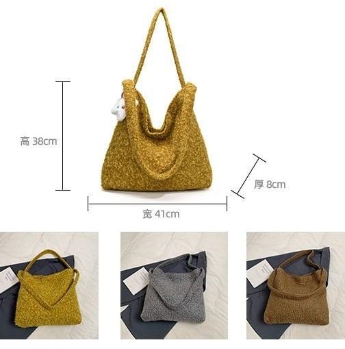 Plain Woolen Tote Bag Product Image