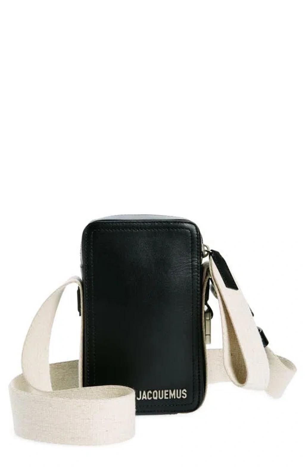 JACQUEMUS Le Cuerda Vertical Bag In Black Product Image