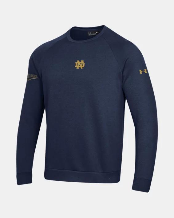 Men's UA All Day Fleece Notre Dame Coach's Collection Crew Product Image