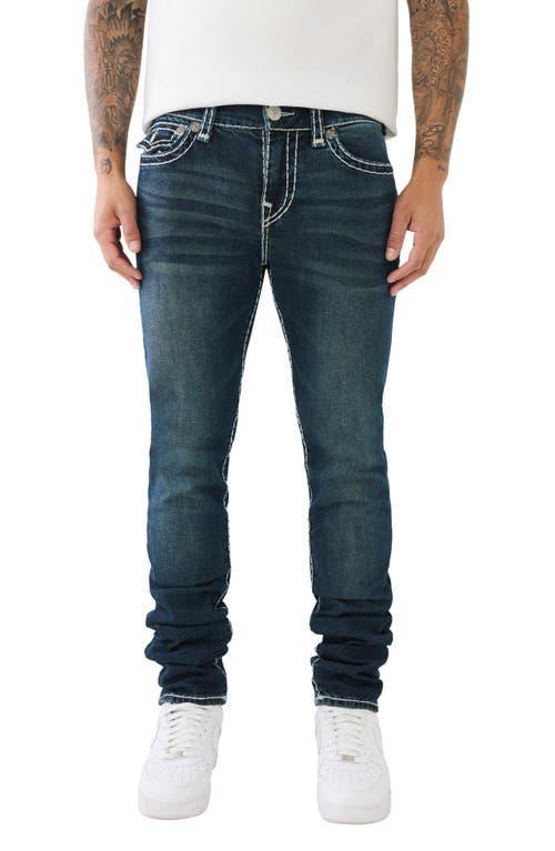 True Religion Brand Jeans Rocco Stacked Super T Skinny Jeans Product Image