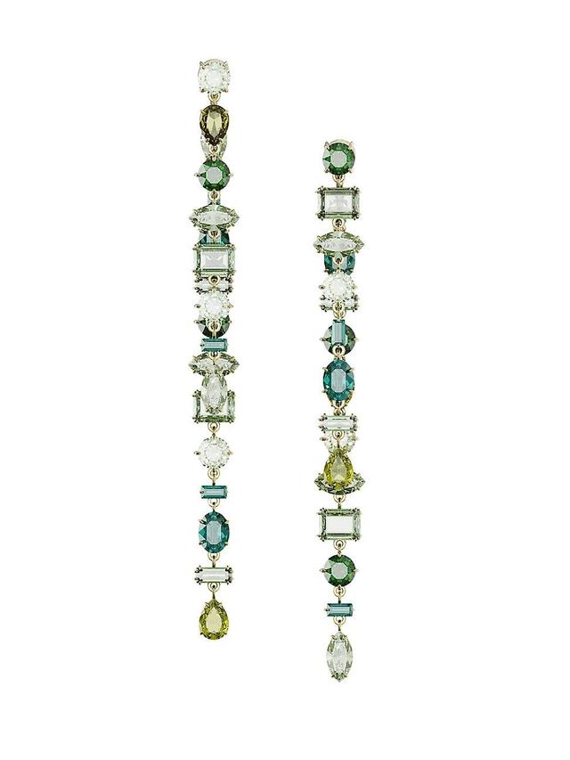 Swarovski Gema Front/Back Asymmetric Crystal Drop Earrings Product Image