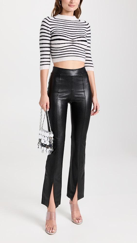 Commando Faux Leather Splitfront Pants | Shopbop Product Image