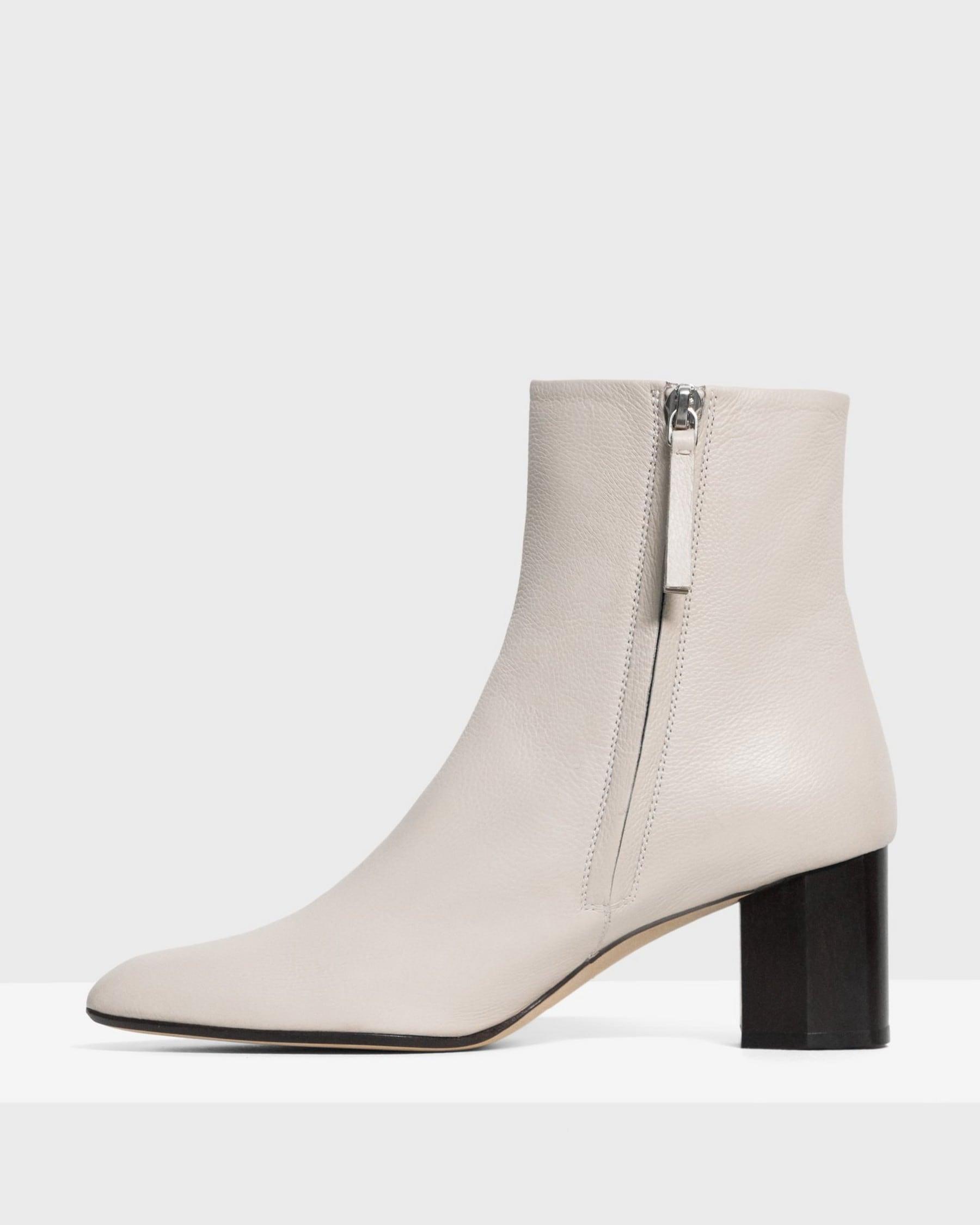 Ankle Bootie in Leather Product Image