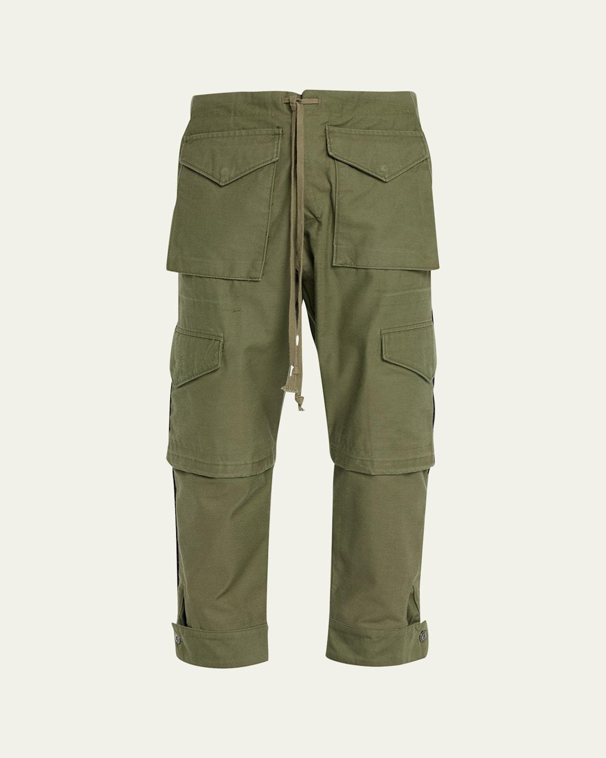 Mens Side-Stripe Cargo Pants Product Image