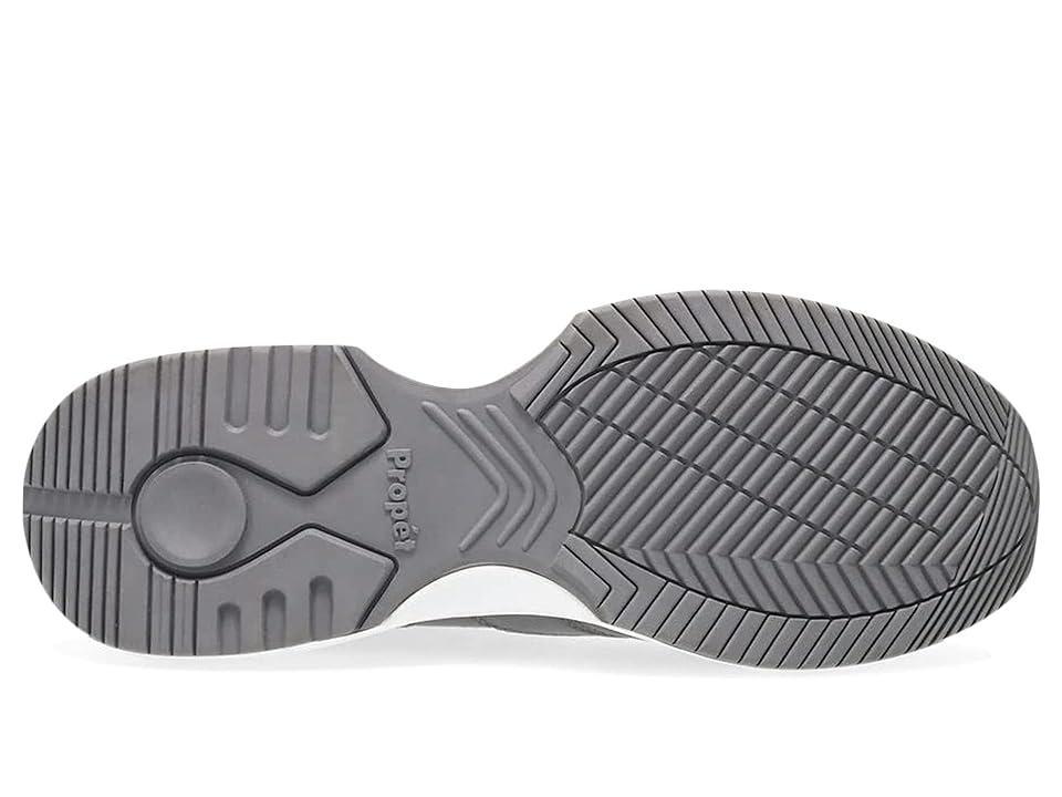 Propet Life Walker Strap Medicare/HCPCS Code = A5500 Diabetic Shoe (Dark Grey) Men's Hook and Loop Shoes Product Image