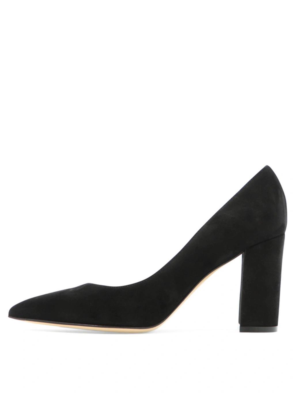 GIANVITO ROSSI Pumps Piper Pump 85 Suede Black Product Image