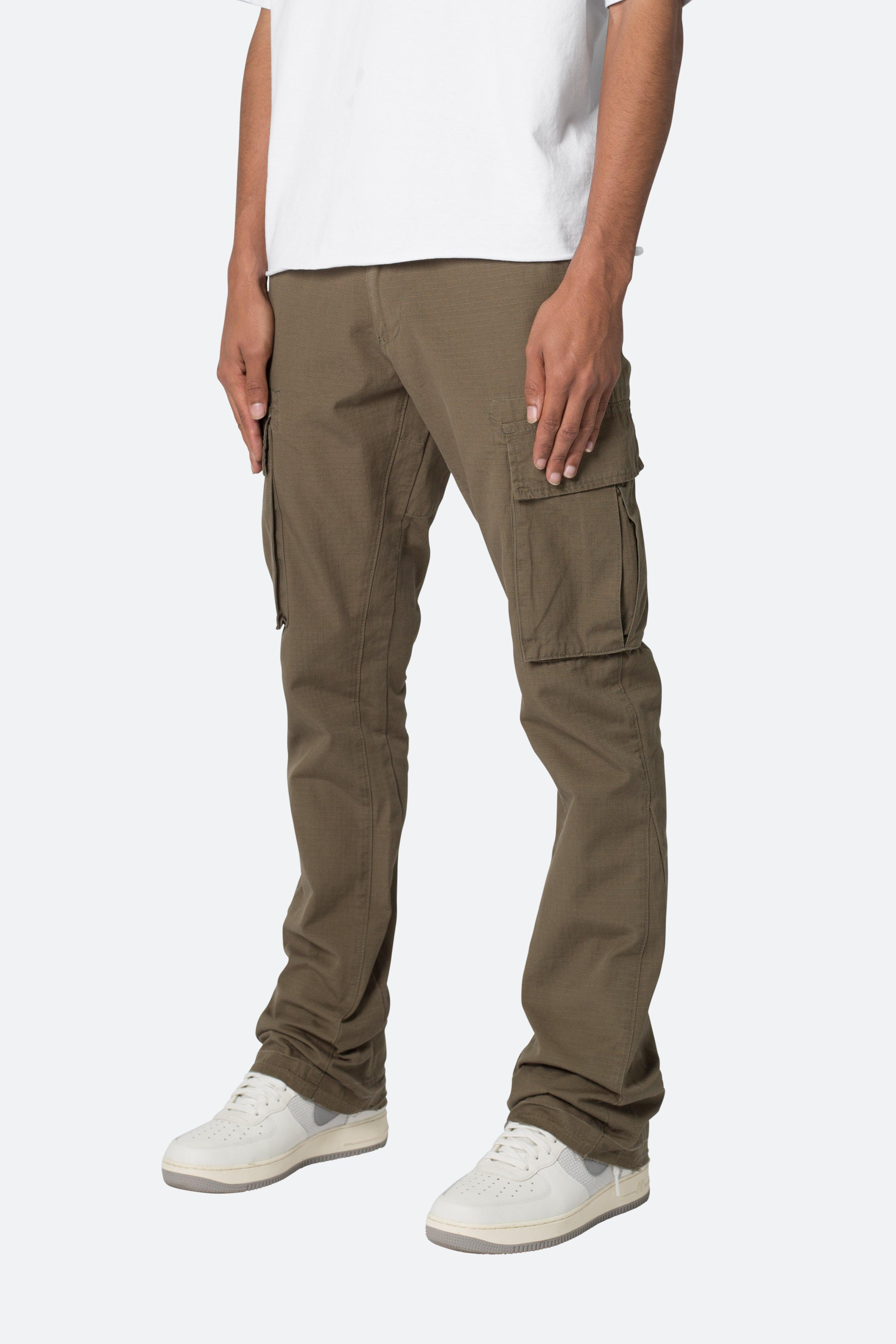 Bootcut Cargo Pants - Olive Product Image