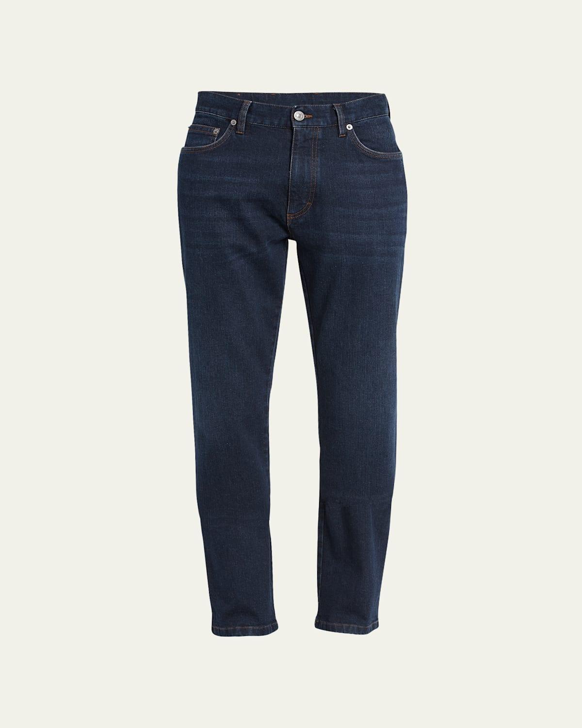 Mens Denim 5-Pocket Jeans Product Image