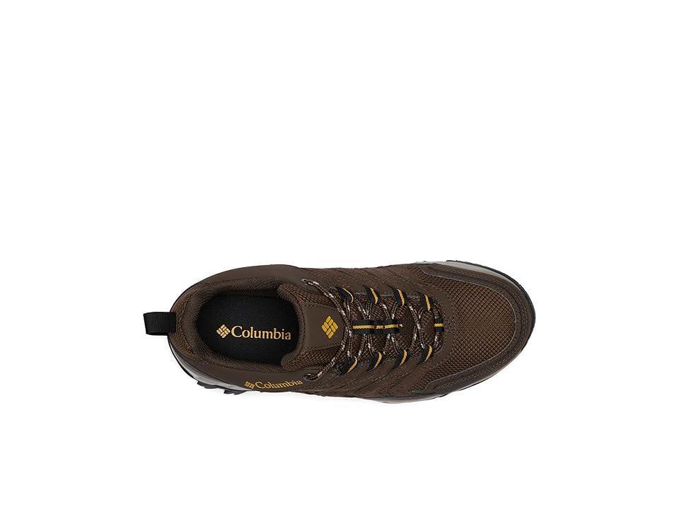 Columbia Strata Trail Low Wp (Cordovan/Golden Yellow) Men's Shoes Product Image