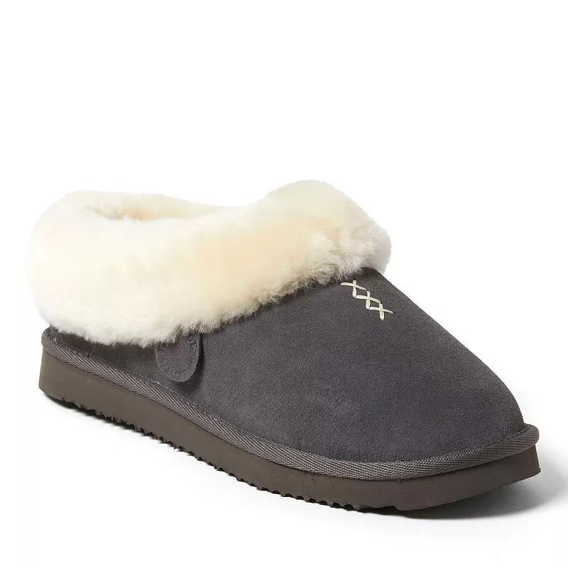 Dearfoams Fireside Adelaide Womens Shearling Clog Slippers Product Image