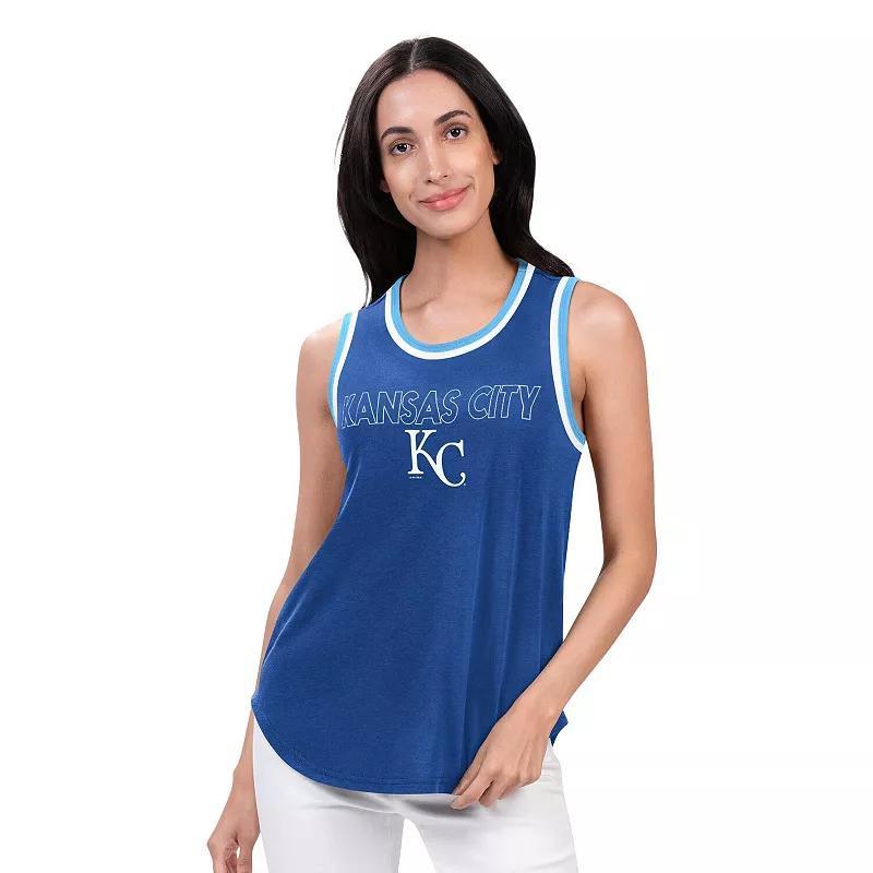 Womens G-III 4Her by Carl Banks Royal Kansas City Royals Strategy Tank Top Product Image