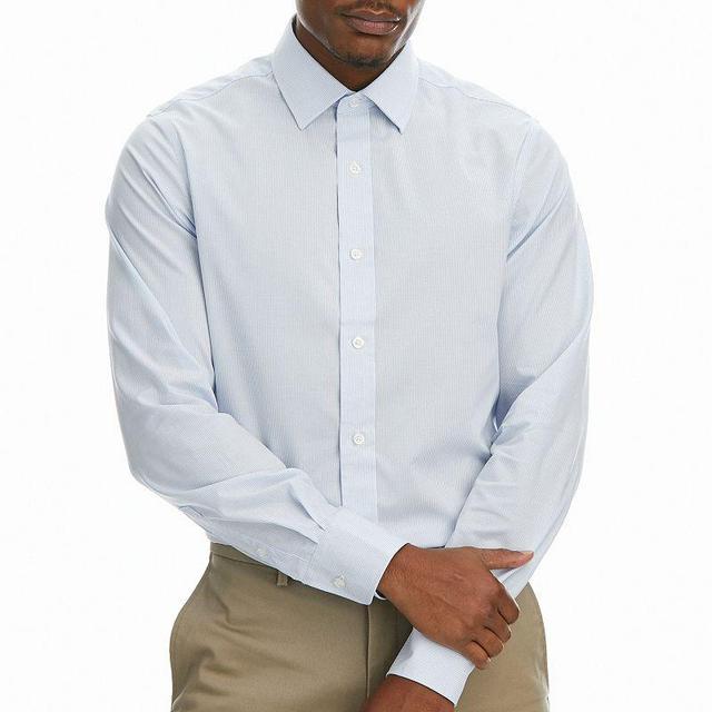 Mens Haggar Premium Comfort Slim Fit Wrinkle Resistant Dress Shirt Product Image