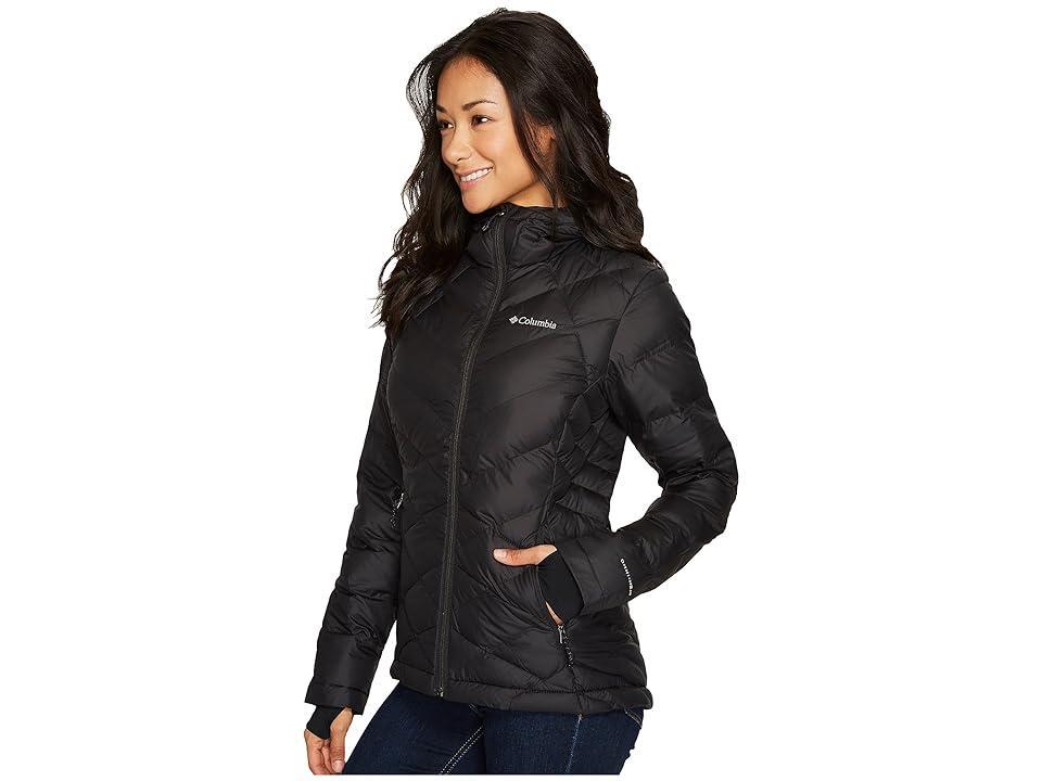 Columbia Heavenly Hooded Jacket (Black) Women's Coat Product Image