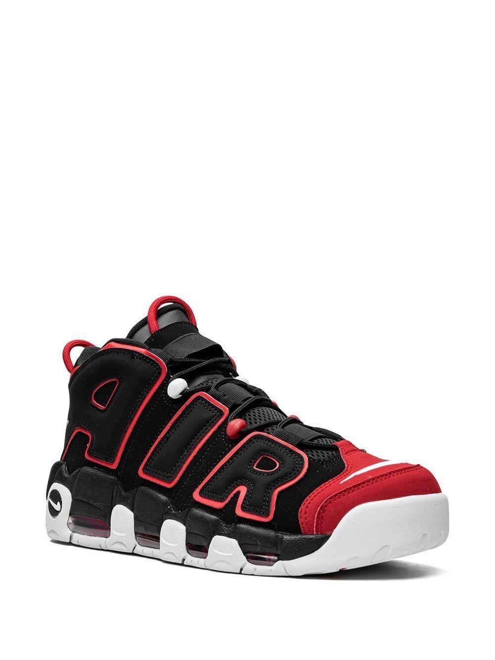 Air More Uptempo '96 Black/black-university Red Fd0274-001 Men's In Multicolor Product Image