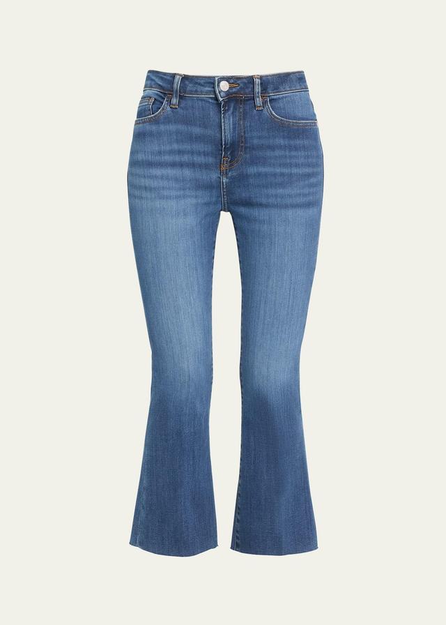 FRAME Le Crop Mini Bootcut Raw Hem Jeans Product Image