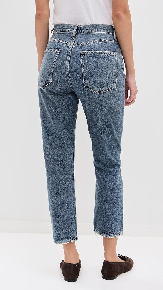 AGOLDE Riley High Rise Straight Crop Jeans | Shopbop Product Image