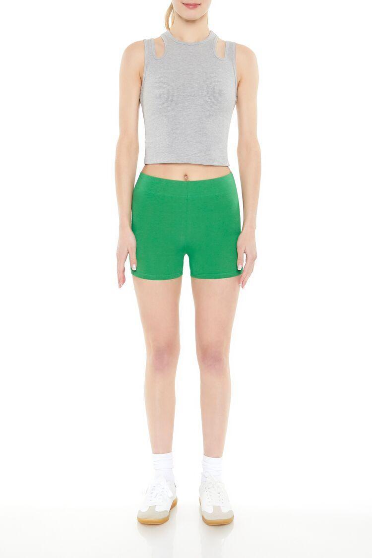 Cotton-Blend Biker Hot Shorts | Forever 21 Product Image