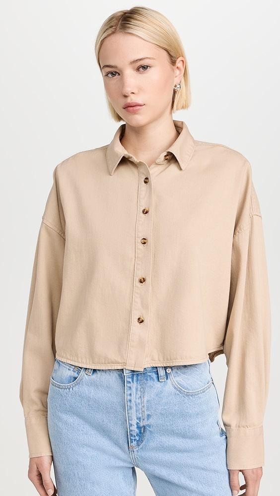 Favorite Daughter The Crop Ex Boyfriend Shirt | Shopbop Product Image