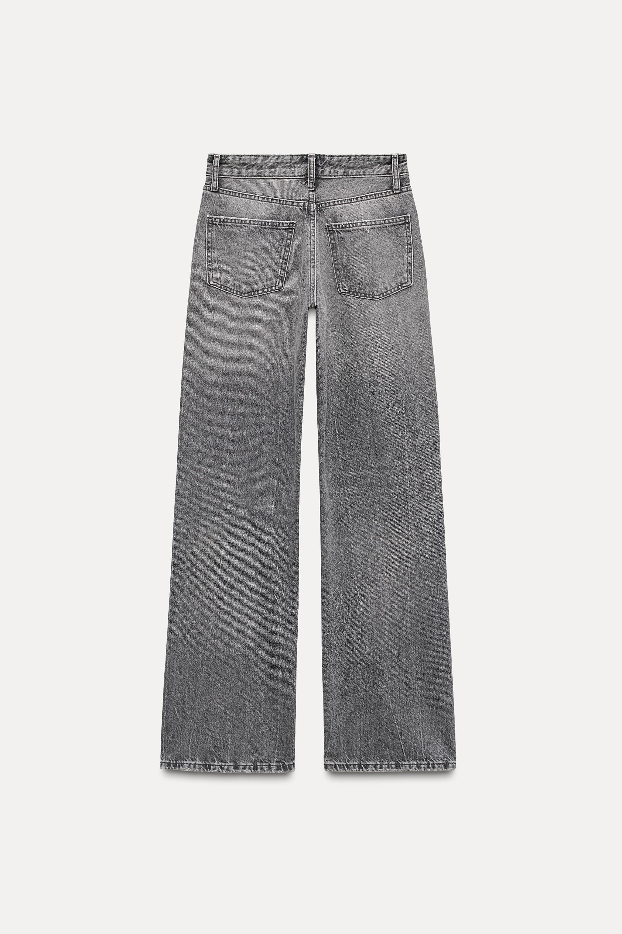 FULL LENGTH TRF MID-RISE WIDE LEG JEANS Product Image