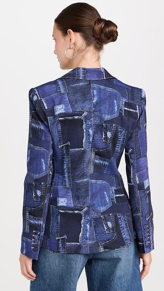 Cinq à Sept Photoreal Denim Cheyenne Blazer | Shopbop Product Image