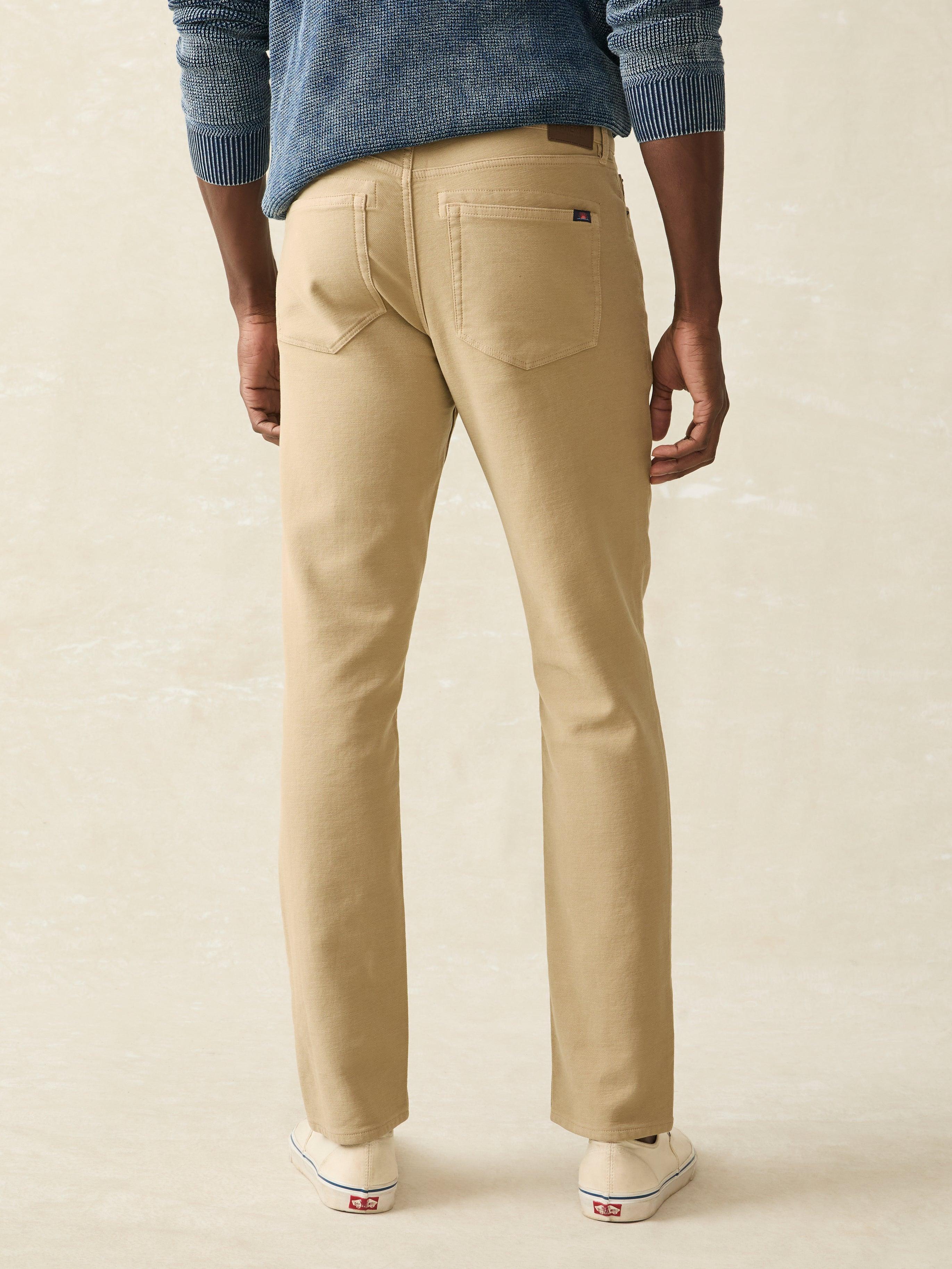 Stretch Terry 5-Pocket Pant - Desert Khaki Male Product Image