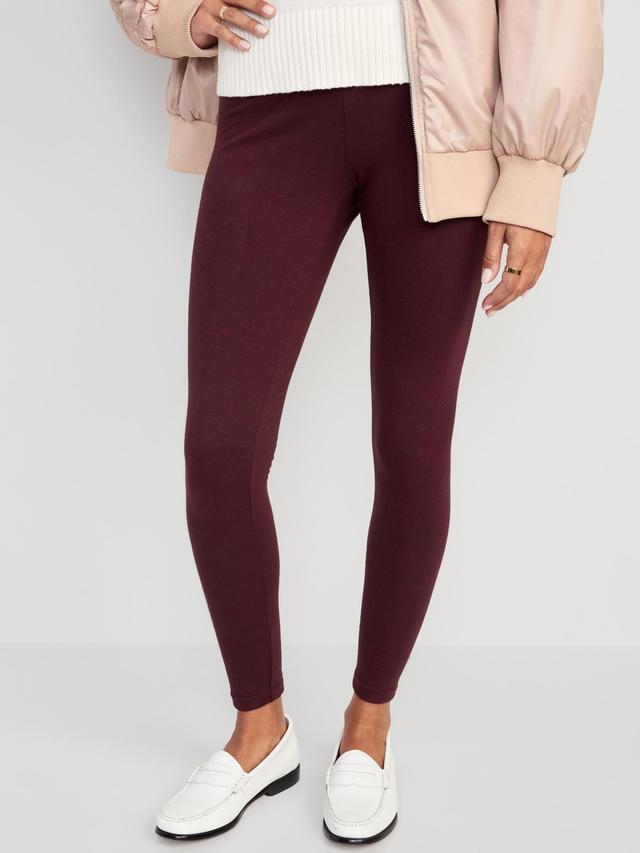 High-Waisted Fleece-Lined Leggings Product Image