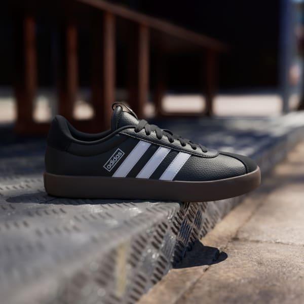 adidas Womens Vl Court 3.0 Casual Sneakers from Finish Line - Core Black, White Product Image