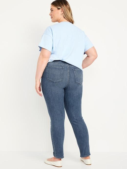 High-Waisted Wow Straight Jeans for Women Product Image