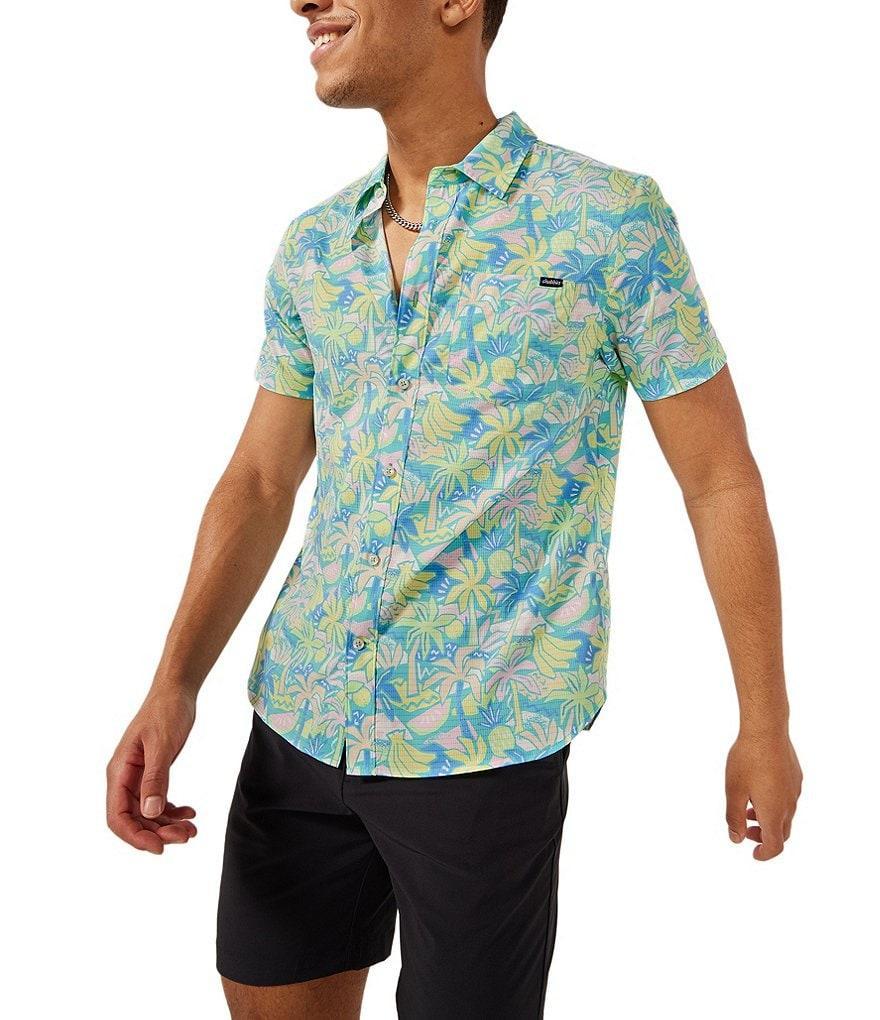 Chubbies Short Sleeve The Coco Cabana Breeze Printed Tech 2.0 Friday Woven Shirt Product Image