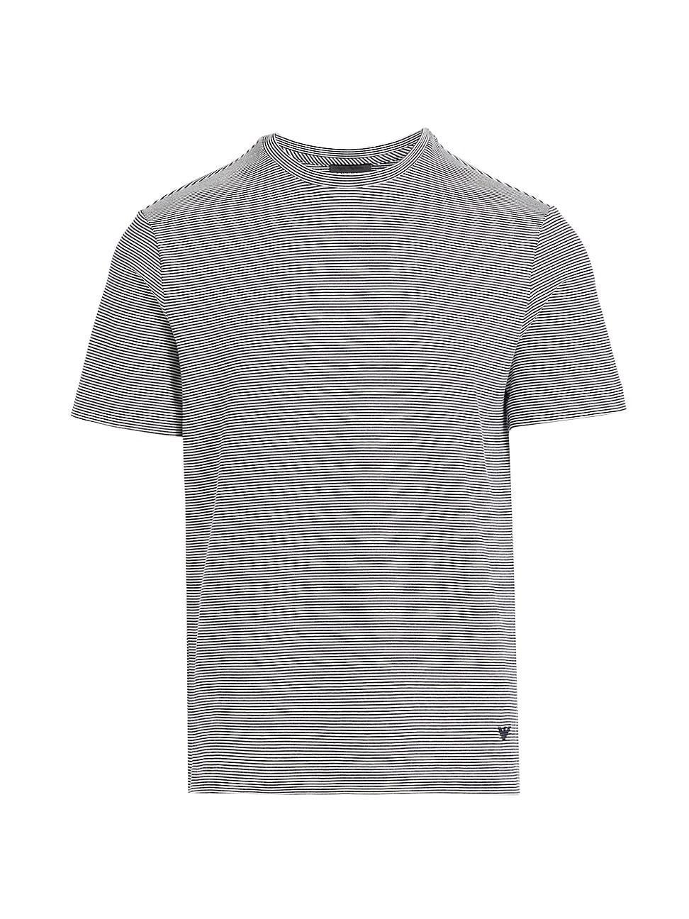 Mens Striped Cotton-Blend T-Shirt Product Image