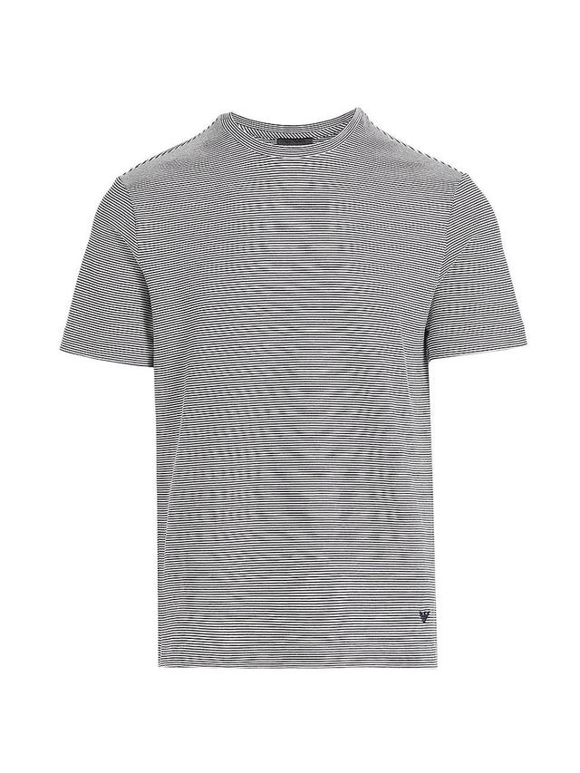 Mens Striped Cotton-Blend T-Shirt Product Image