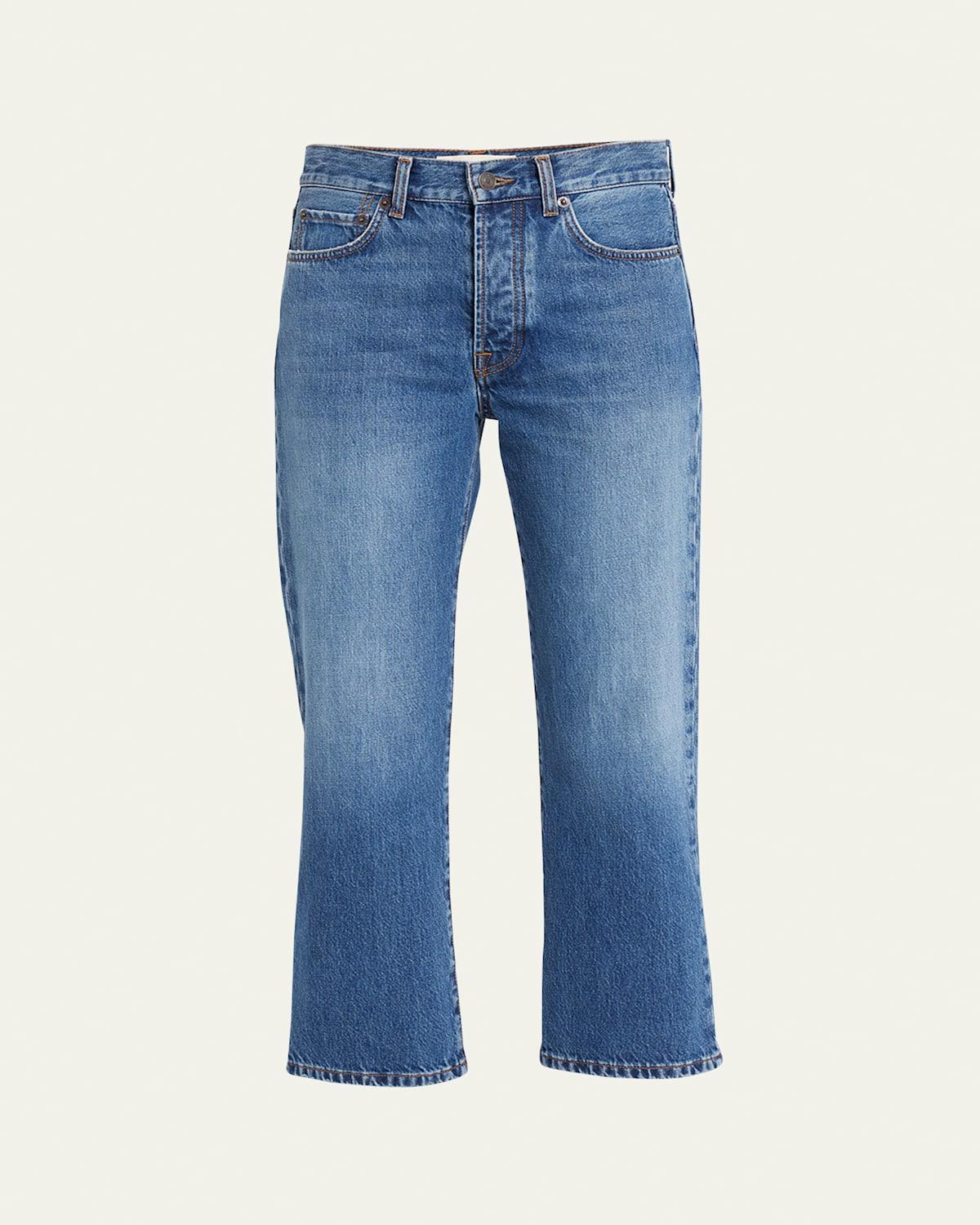 Womens Lesley Mid-Rise Crop Jeans Product Image