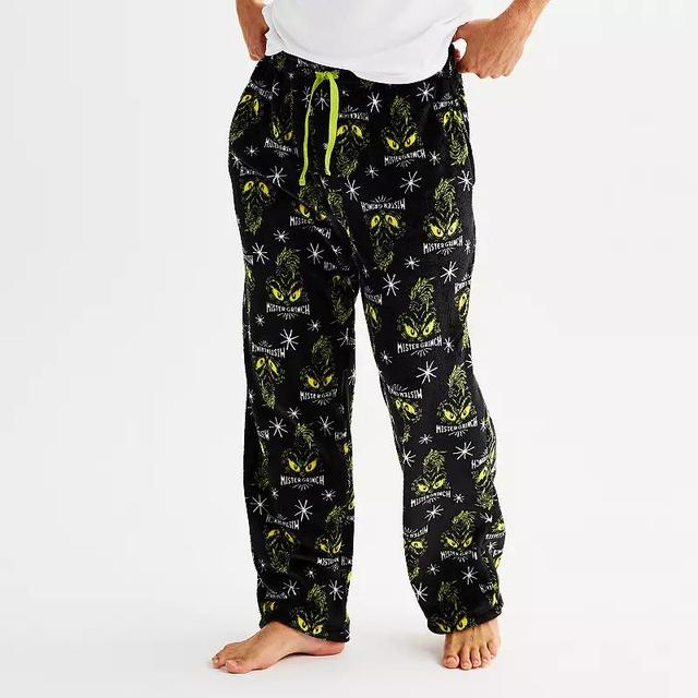 Mens Dr. Seuss How the Grinch Stole Christmas Super Minky Pajama Pants Product Image