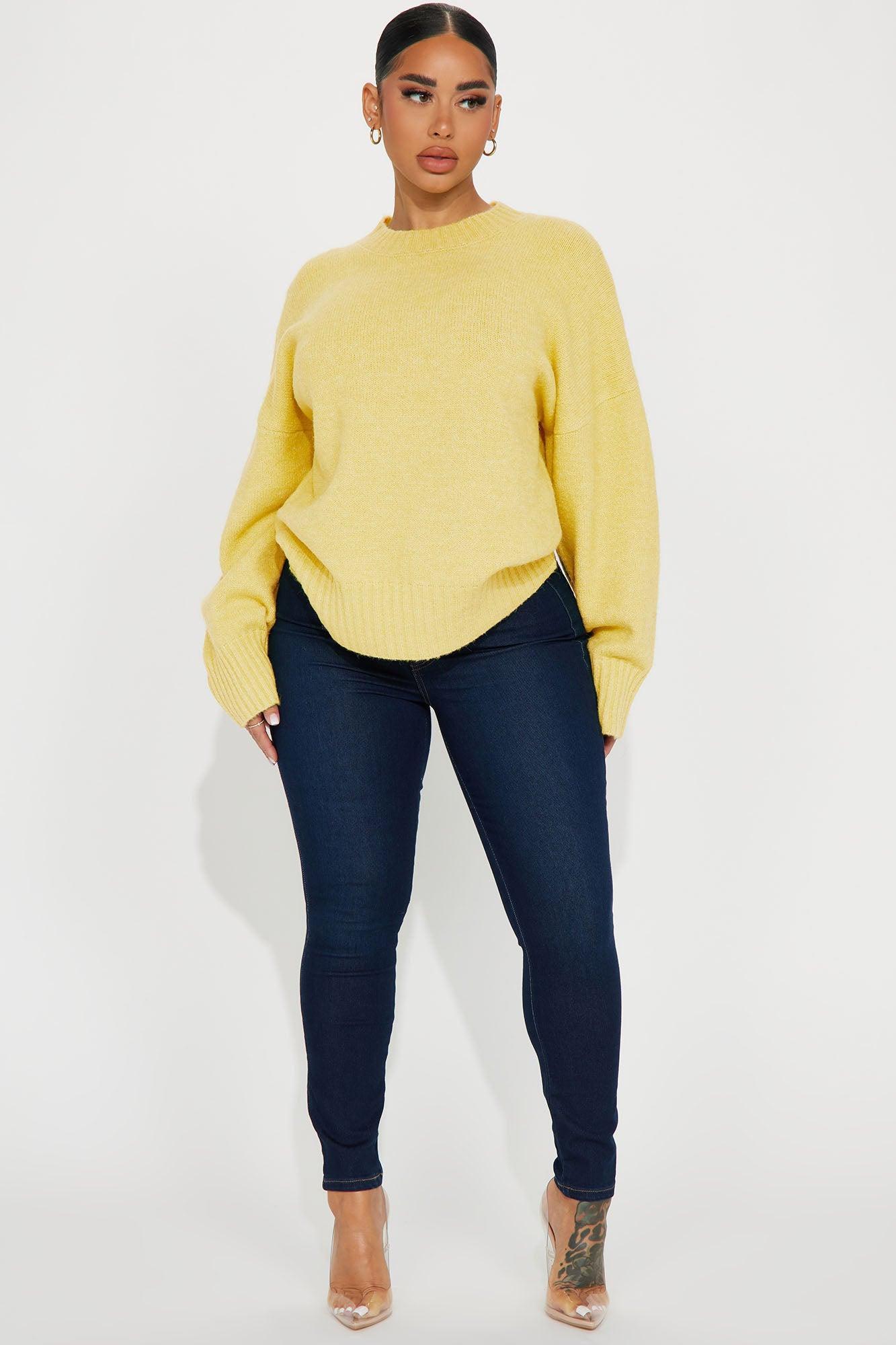 Laylin Sweater - Yellow Product Image