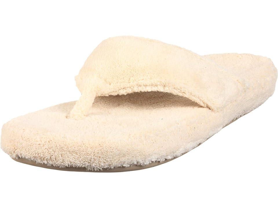 Acorn New Spa Thong (Natural Fabric-270) Women's Slippers Product Image