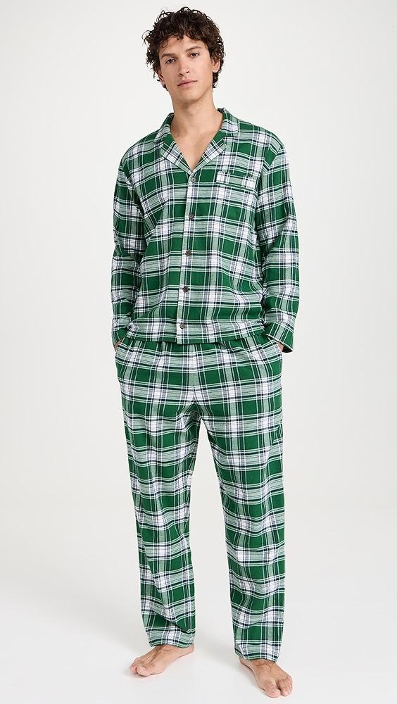 Eberjey Plaid Flannel Long PJ Set | Shopbop Product Image