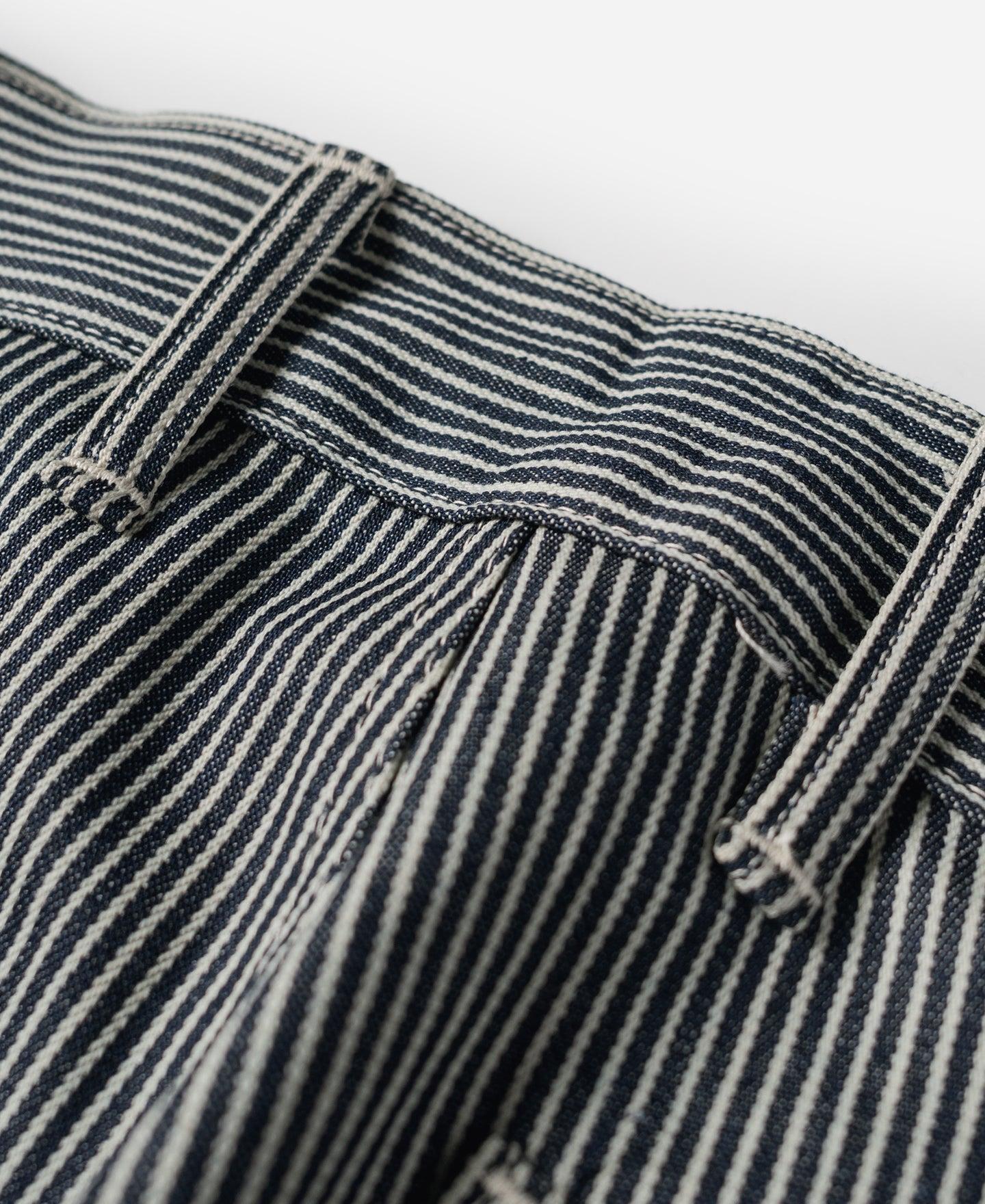 Hickory Stripe Cotton Cargo Shorts Product Image