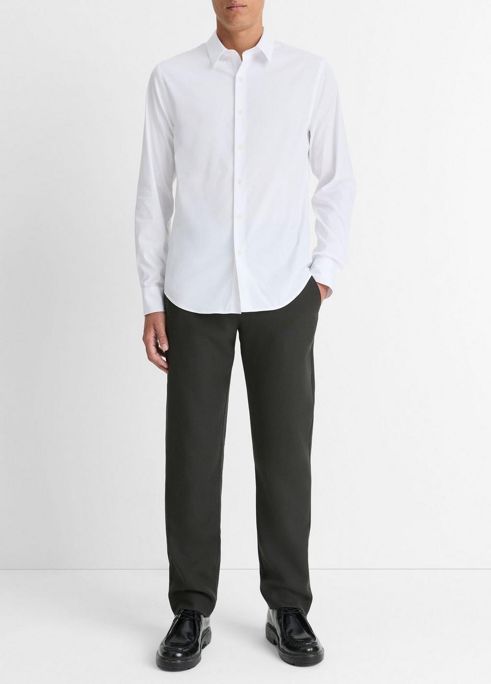 Stretch-Cotton Poplin Shirt Product Image