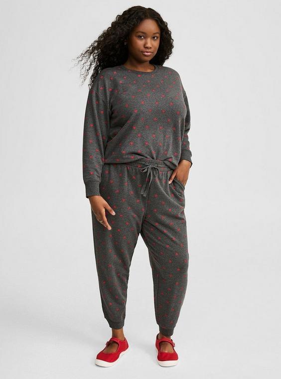 Pull-On Jogger Fleece Mid Rise Pant Product Image