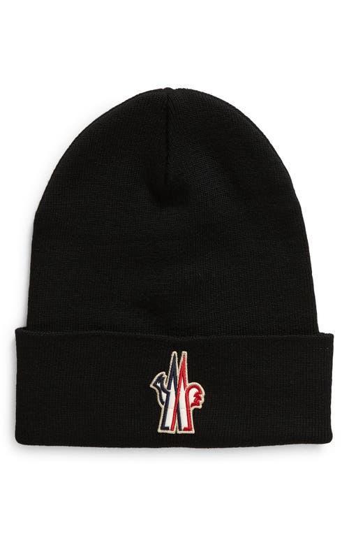 Moncler Grenoble Grenoble Logo Wool Beanie Product Image