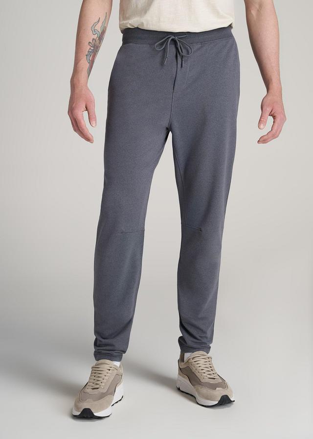 A.T. Performance French Terry Sweatpants for Tall Men in Tech Charcoal Mix Product Image