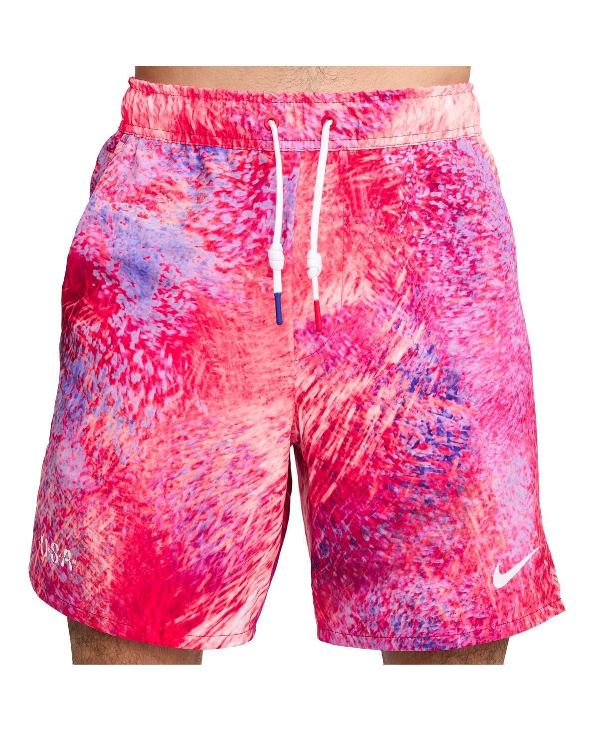 Nike Mens Red Team Usa Allover Print Shorts Product Image