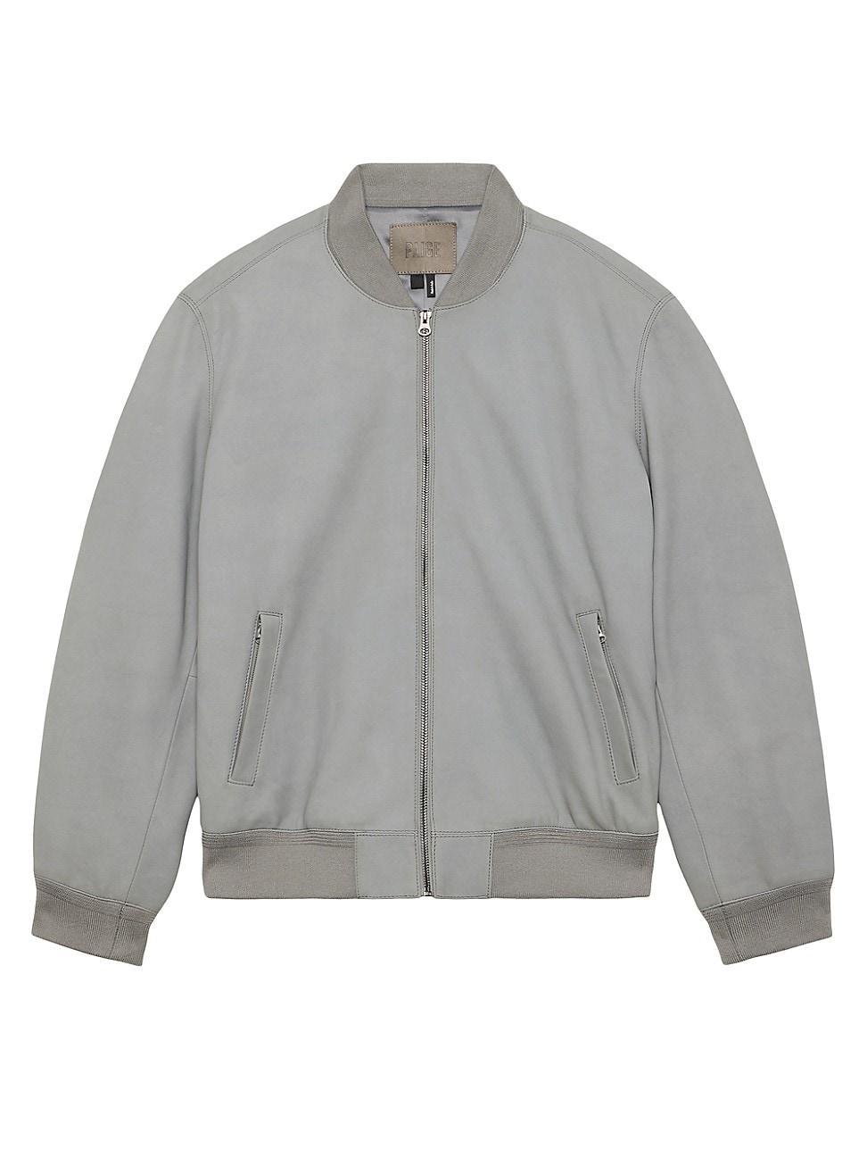 Mens Corvin Suede Bomber Jacket Product Image