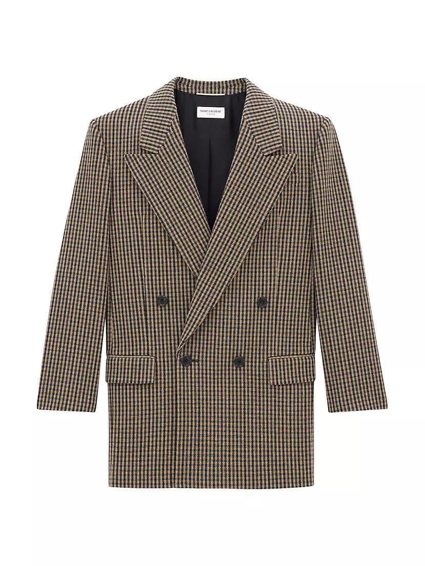 Jacket in Vichy Wool Product Image