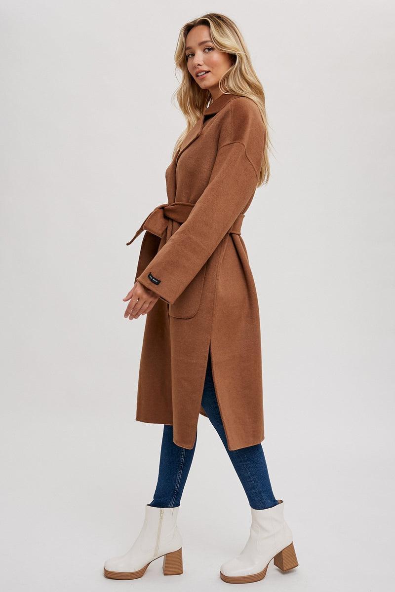 Handmade Belted Longline Coat product image