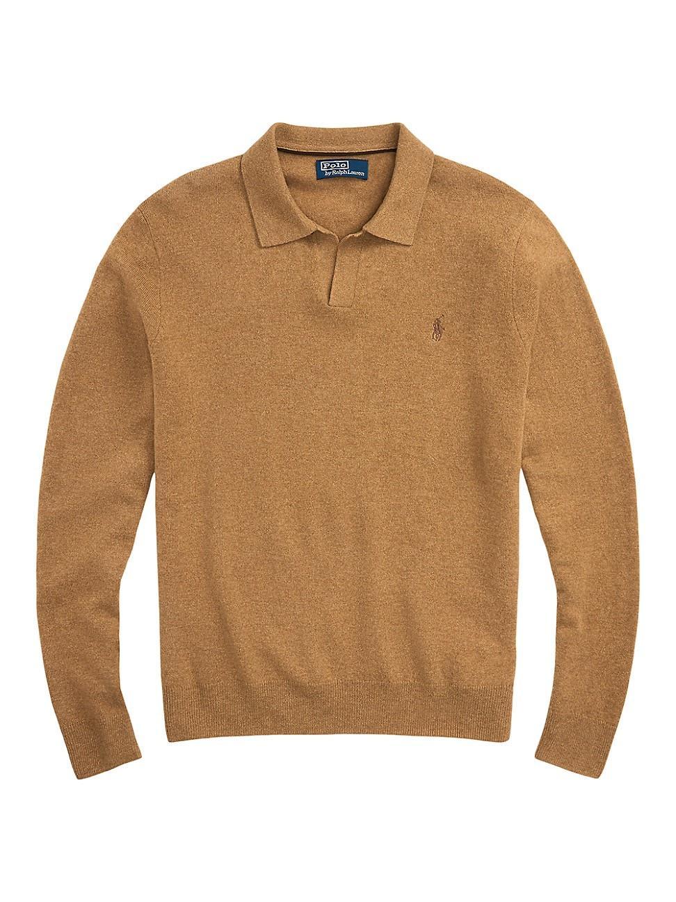 Mens Wool Johnny Collar Sweater Product Image